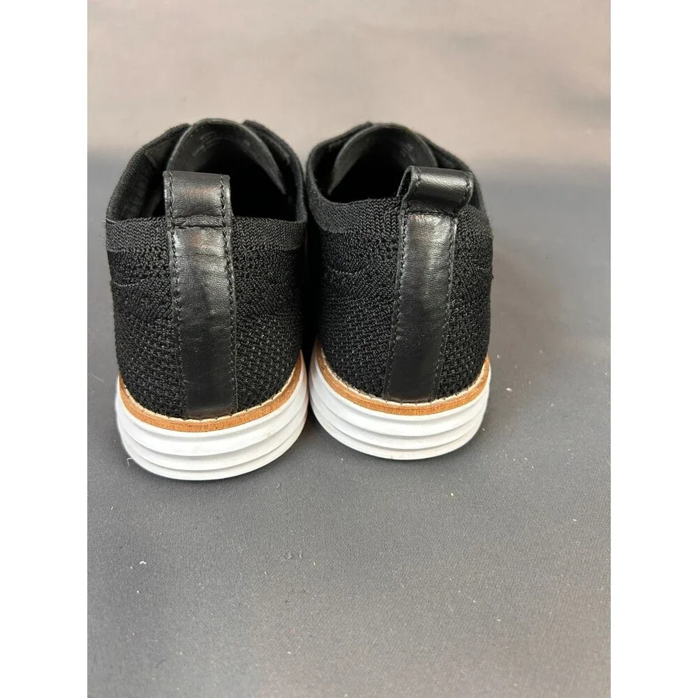Cole Haan Black Stitchlite Wingtip Oxford Sneaker Shoes Size 8B - Picture 15 of 16